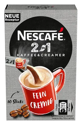 Produktbild von Nescafé 2in1, 10 Sticks