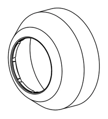 Produktbild von Dallmer 090829 Wandrosette R 5,