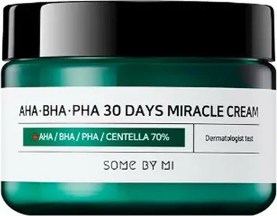 Zdjęcie produktu dla SOME BY MI AHA.BHA.PHA 30 Days Miracle Cream 50 ml - Krem z kwasami