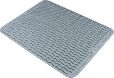 Obrázek produktu pro Silikonová odkapávací podložka na nádobí - - U7228 - šedá - moderní