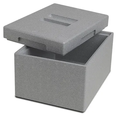 Produktbild von Climapor Styropor Thermobox mini 25,5 x 35 x 21 cm - 9,2 L - 2 Stück