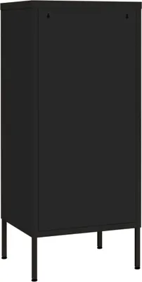 Obrázok produktu pre vidaXL Úložná skriňa čierna 42,5x35x101,5 cm oceľ
