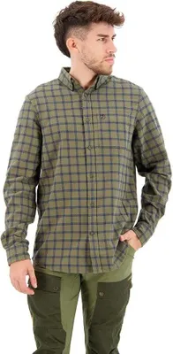 Produktbild von Fjällräven Övik Flannel Langarmhemd Grün S Herren Grün S