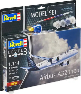 Produktbild von Revell Modellbausatz Airbus A320neo Lufthansa New Livery