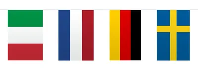 Produktbild von Wimpelkette Flaggen Europa 10m