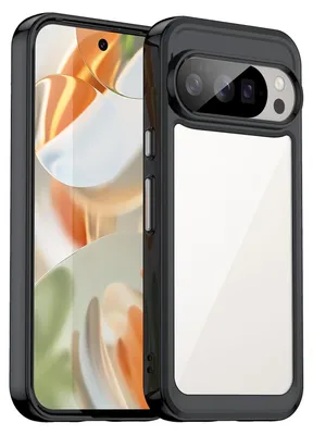 Obrázok produktu pre Pre Google Pixel 10 / 10 Pro Farebné TPU akrylové hybridné ochranné puzdro Black