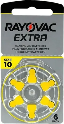 Produktbild von Baterie do naslouchadel Rayovac Extra PR70 (A10, B0104, B20PA, AC10/230E) 6ks