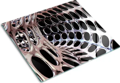 Produktbild von Tulup Glas Herdabdeckplatte Glaskeramikkochfeld-Abdeckung Spritzschutz Glasabdeckplatte Kochplattenabdeckung und Schneidebrett - Einteilig - 60x52 cm Metalltunnel