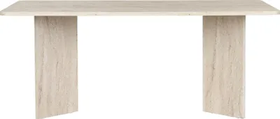 Produktbild von Skye Decor, Linza - Travertine, Esstisch, Travertin, 100% MELAMINBESCHICHTETE SPANNPLATTE, 180 x 90 x 75 cm