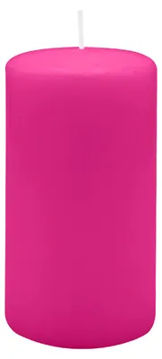 Produktbild von Stumpenkerzen 130 x Ø 70 mm, Fuchsia Pink, 12 Stück