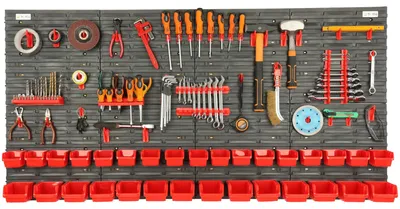 Produktbild von Werkzeugwand für die Werkstatt - Werkzeugtafel - Wandmontage - 160 × 80 cm