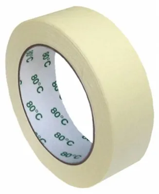 Produktbild von 8x Kreppband Kreppklebeband Montageband PLUS bis 80° C beige 30mm x 50m