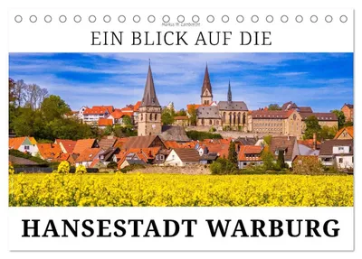 Produktbild von Ein Blick auf die Hansestadt Warburg (Tischkalender 2027 DIN A5 quer), CALVENDO Monatskalender