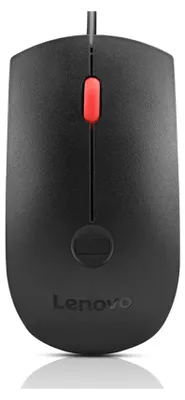 Produktbild von Lenovo 4Y51M03357, Beidhändig, Optisch, USB Typ-A, 1600 DPI, Schwarz