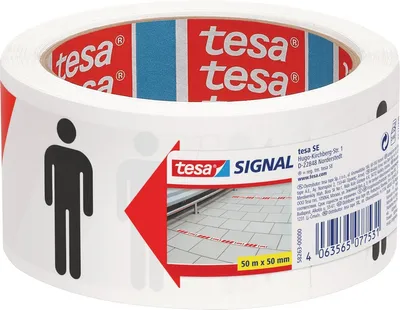 Zdjęcie produktu dla Tesa, Taśma ostrzegawcza, 1 sztuka (PRODUKT Z NIEMIEC)