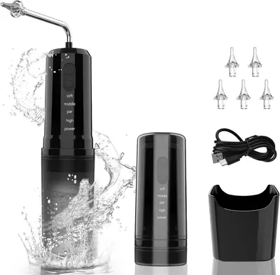 Produktbild von Ohrenschmalzentfernung, elektrisches Spülsystem für die Ohrenbewässerung, tragbares wasserbetriebenes Ohrenreinigungsset mit 4 Druckmodi