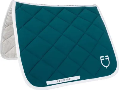 Produktbild von Equestro White Line Edition Dressur Satteldecken Blau Full Blau Full