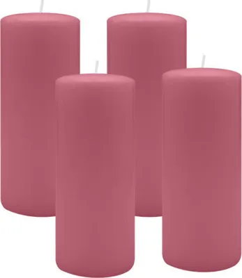 Produktbild von 4er Set Adventskranzkerzen Antique Pink Ø 70 x 180 mm