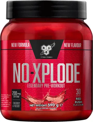 Produktbild von BSN N.O.-Xplode (390g) Red Rush - Pre-Workout - Pre-Workout Booster