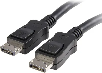 Produktbild von TECHLY DisplayPort 1.2 Anschlusskabel schwarz Audio/Video 2m schwarz  DisplayPort 20pol. Stecker auf DisplayPort 20pol. Stecker