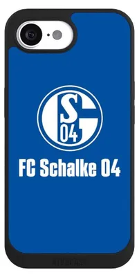 Produktbild von NIVOCASE Handyhülle für Apple iPhone 17e  Hülle NIVOpure Case Schwarz FC Schalke 04 Logo Offizielles Lizenzprodukt