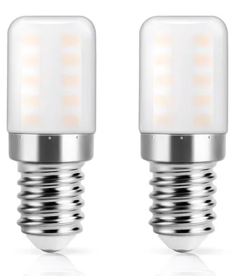 LED Kühlschranklampe E14, 3W, 2700K, 270lm, 2 Stück