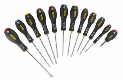 Schraubendrehersatz 12-teilig FATMAX (PH, PZ, Flach) von STANLEY BLACK+DECKER