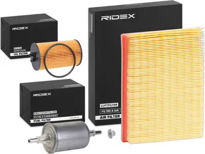 Produktbild von RIDEX Filterset Inspektionspaket Filtersatz für OPEL Corsa B Schrägheck (S93)
