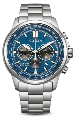 Immagine prodotto di Citizen CA4570-88L Cronografo Eco-Drive Uomo Titanio Blu