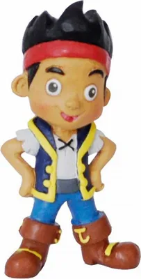Produktbild von Bullyland 12892 - Spielfigur, Walt Disney Jake und die Nimmerland Piraten, Jake, ca. 6 cm