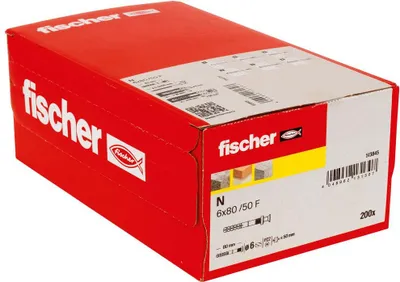 Produktbild von Fischer Schlagdübel N 6 x 80/50 F (200 Stück)