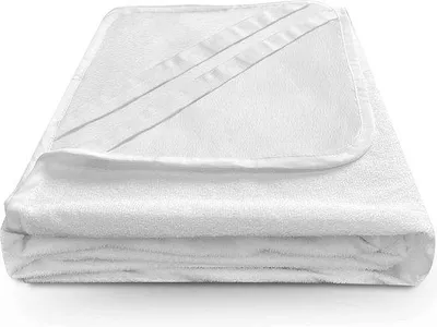 Obrázek produktu pro Uniqoos® Voděodolný chránič matrace 70×140 cm – bavlna froté (80 % bavlna/20 % polyester),Polyuretanfólie, prodyšný a antibakteriální, 4 elastické rohy