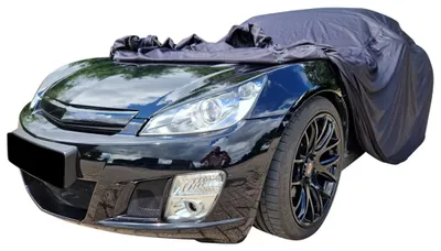 Image de Housse de voiture extérieure adaptée à Opel GT Roadster Noir Imperméable et