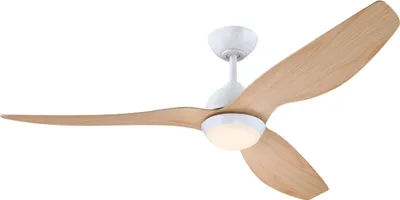 Produktbild von Energiespar Deckenventilator mit LED Beleuchtung und Fernbedienung Magnolia 132 cm