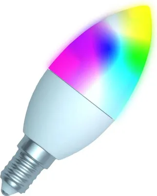 Obrázek produktu pro Muvit MIOBULB006, Chytrá žárovka, Wi-Fi, Stříbrná, Bílá, LED, E14, Svíčka