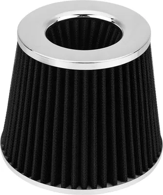 Productafbeelding van 76 mm, 3 inch, universeel auto-luchtinlaatfilter, aluminium, inductieslangset, zwart