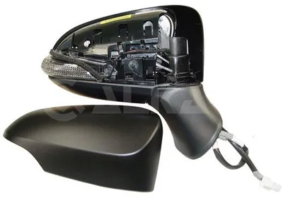 Produktbild von ALKAR 6140270 Außenspiegel Seitenspiegel Rechts für TOYOTA AVENSIS Station Wagon (ZRT27, ADT27) Beheizt Konvex Grundiert Elektrisch