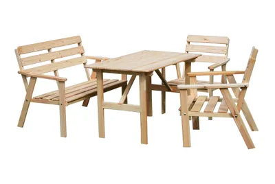 Obrázek produktu pro Zahradní set dřevěná Rojaplast NORDIC