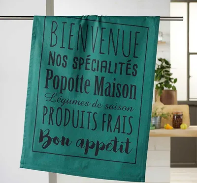 Image de Torchon en coton Popote Maison