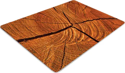 Produktbild von Stuhlunterlage Bürostuhlunterlage 120 cm x 90 cm Bodenmatte Bürostuhlunterlage - Baumstamm