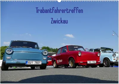 Produktbild von Trabantfahrertreffen Zwickau (Wandkalender 2025 DIN A2 quer), CALVENDO Monatskalender