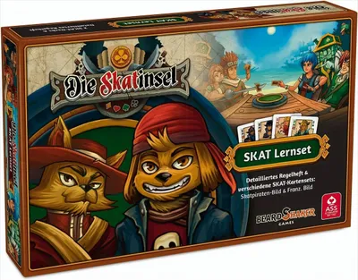 Produktbild von Die Skatinsel - Skat Lernset
