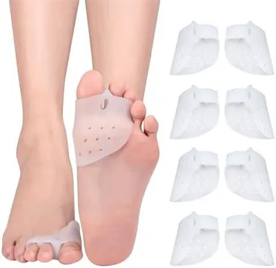 Produktbild von 8-Paar-Set Hallux Valgus Zehenspreizer | Zehentrenner Zur Schmerzlinderung & Korrektur | Atmungsaktives SEBS-Material Für Täglichen Tragekomfort
