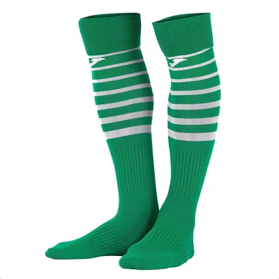 Produktbild von Joma Premier II Stutzenstrumpf - Weiß / Grün  | Größe: 40-46