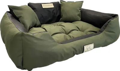 Produktbild von Hundebett KINGDOG Laufstall 145x115 cm personalisiert wasserdicht grün