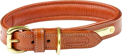 Obrázok produktu pre Kožený obojok pre psov Weatherbeeta WB1258 (XS) (svetlohnedý)