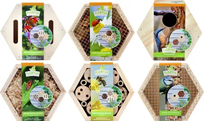 Produktbild von Insektenhotels, Vogelfutterhaus und Nistkasten Set | Für Tiere von FLORTUS