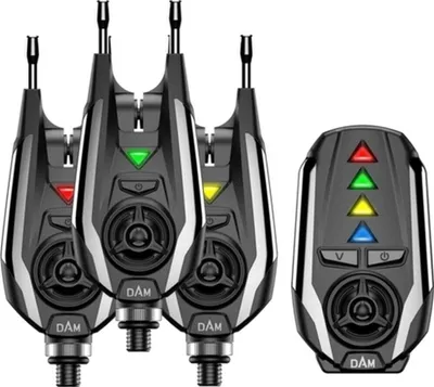 Produktbild von DAM TFX Alarm Set 3+1 Gelb-Grün-Rot Bissanzeiger
