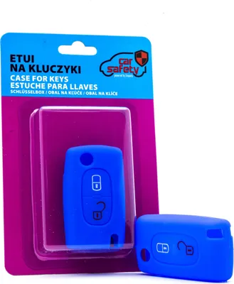 Zdjęcie produktu dla Carsafety Etui Silikonowe Na Kluczyk Do Citroen Peugeot 207 308 407