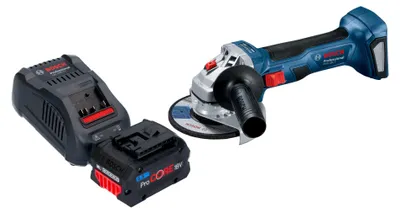 Obrázok produktu pre Bosch GWS 18V-7 Professional akumulátorová uhlová brúska 18 V 115 mm bezkefová + 1x akumulátor ProCORE 5,5 Ah + nabíjačka